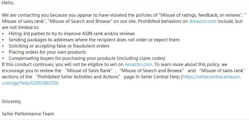 除夕大规模杀号之后又一次大规模的小红旗警告事件,2018年卖家何去何从... Amazon 第2张-跨境狗